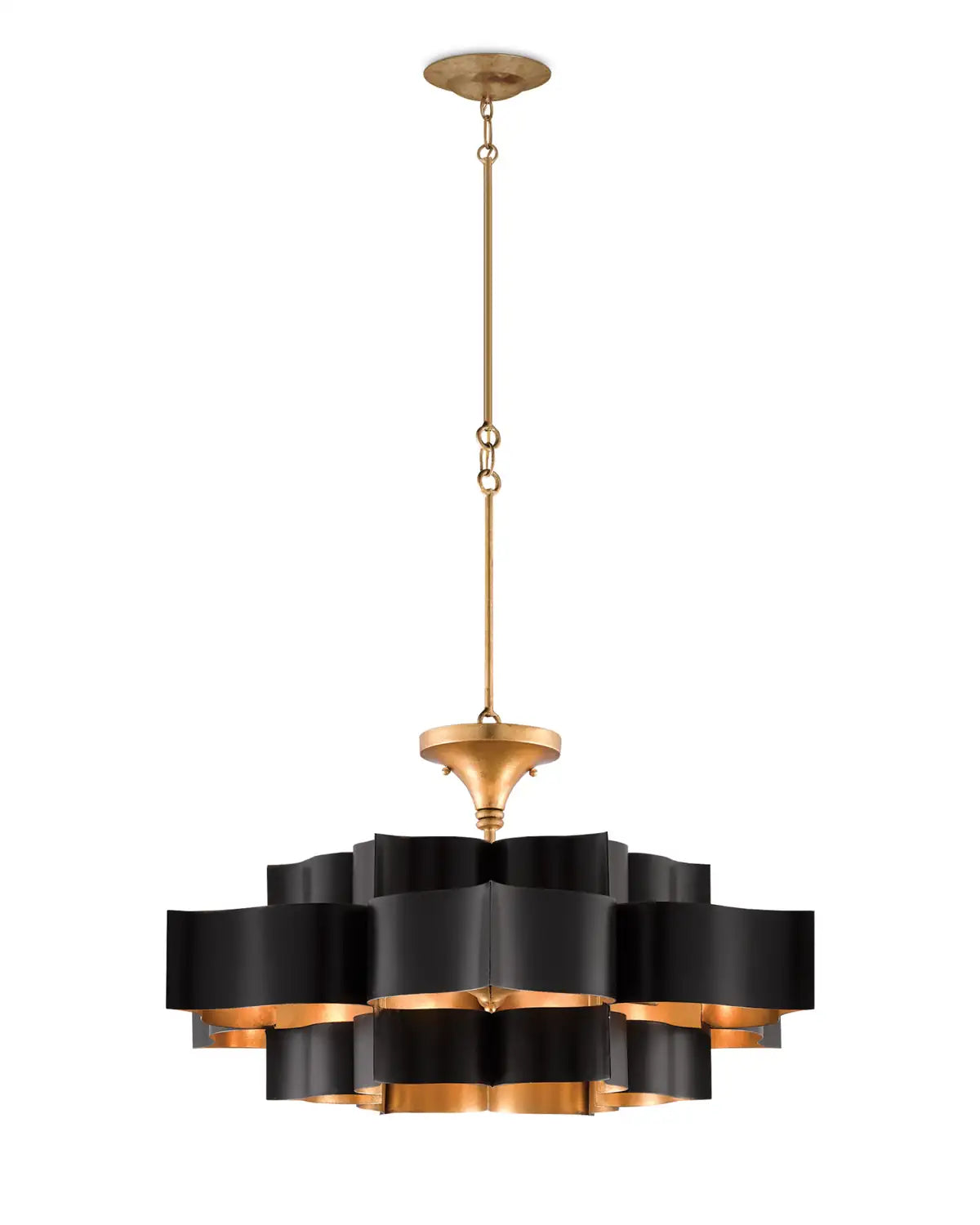 CURREY & COMPANY, GRAND LOTUS CHANDELIER, CHANDELIER LIGHT