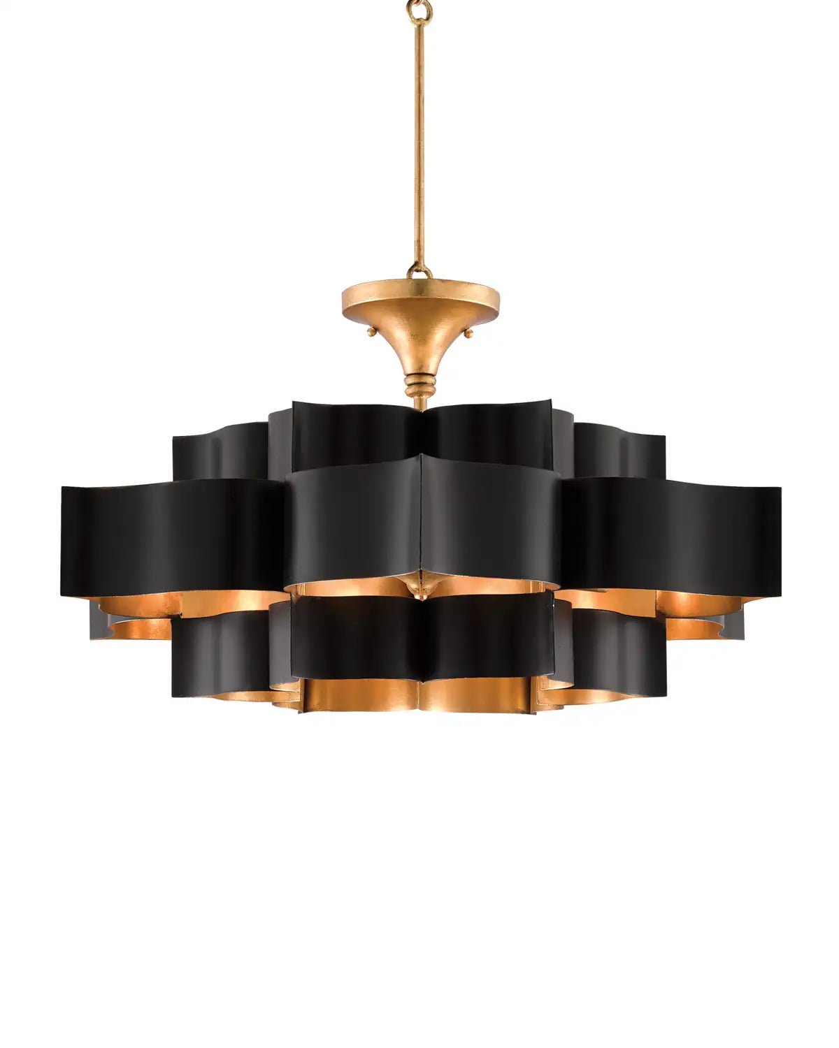 CURREY & COMPANY, GRAND LOTUS CHANDELIER, CHANDELIER LIGHT