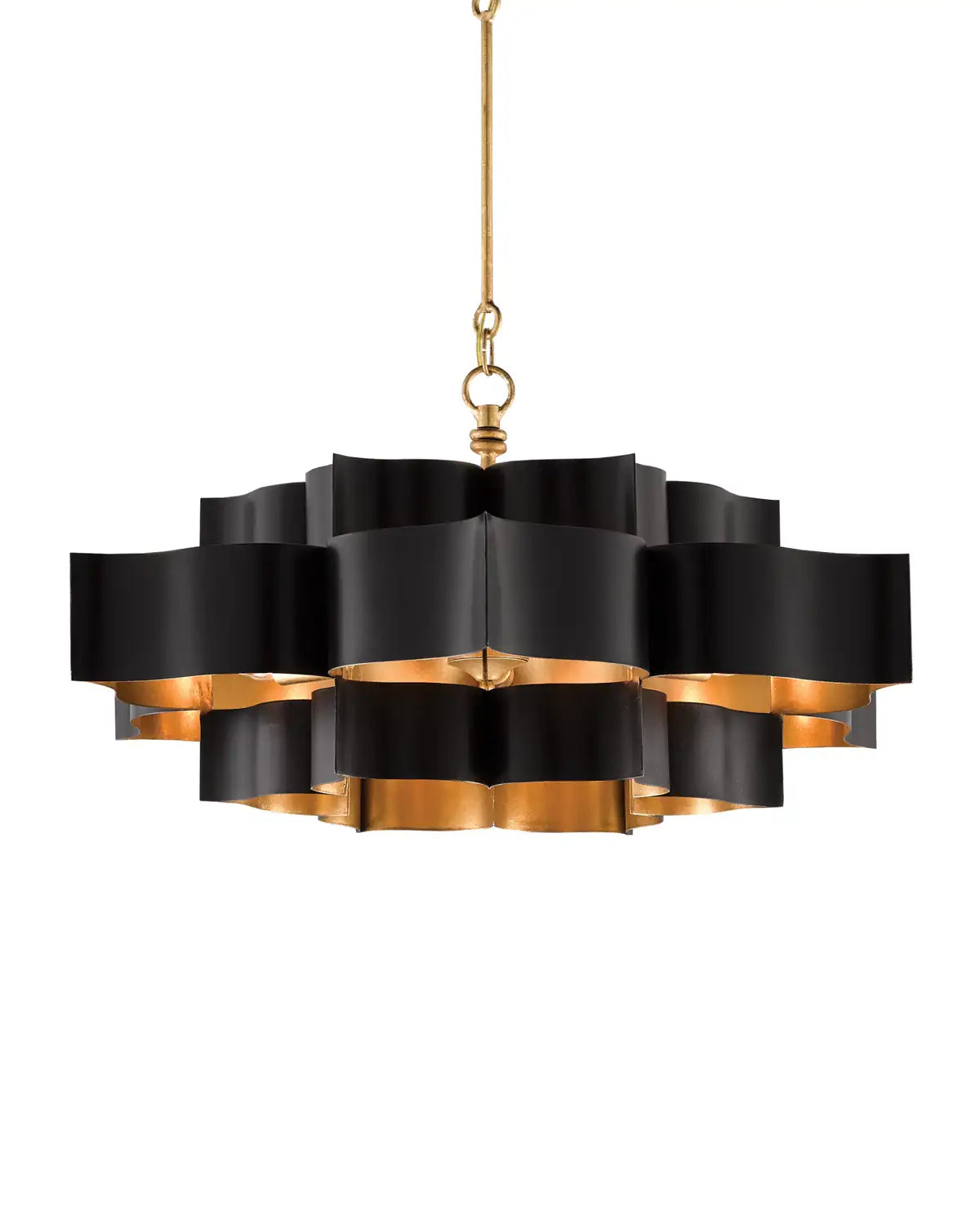 CURREY & COMPANY, GRAND LOTUS CHANDELIER, CHANDELIER LIGHT