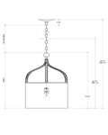 CURREY & COMPANY, DUNNING PENDANT, PENDANT LIGHT