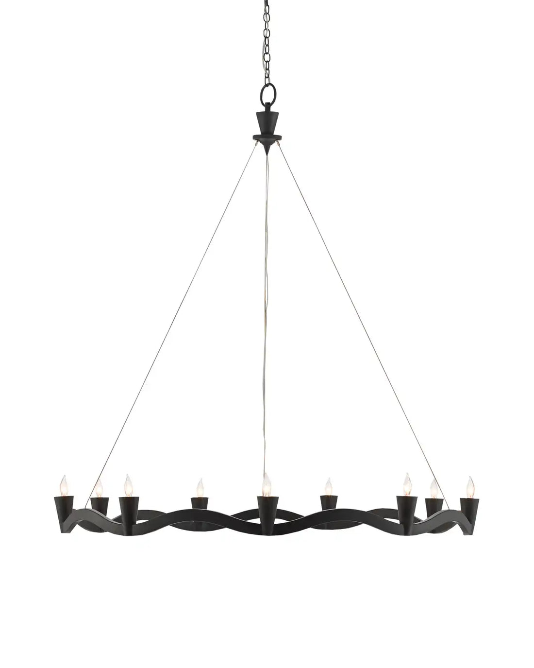 CURREY & COMPANY, SERPENTINA CHANDELIER, CHANDELIER LIGHT