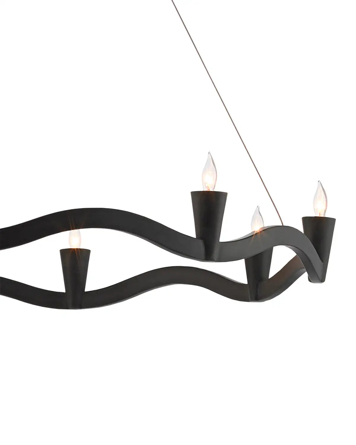 CURREY & COMPANY, SERPENTINA CHANDELIER, CHANDELIER LIGHT