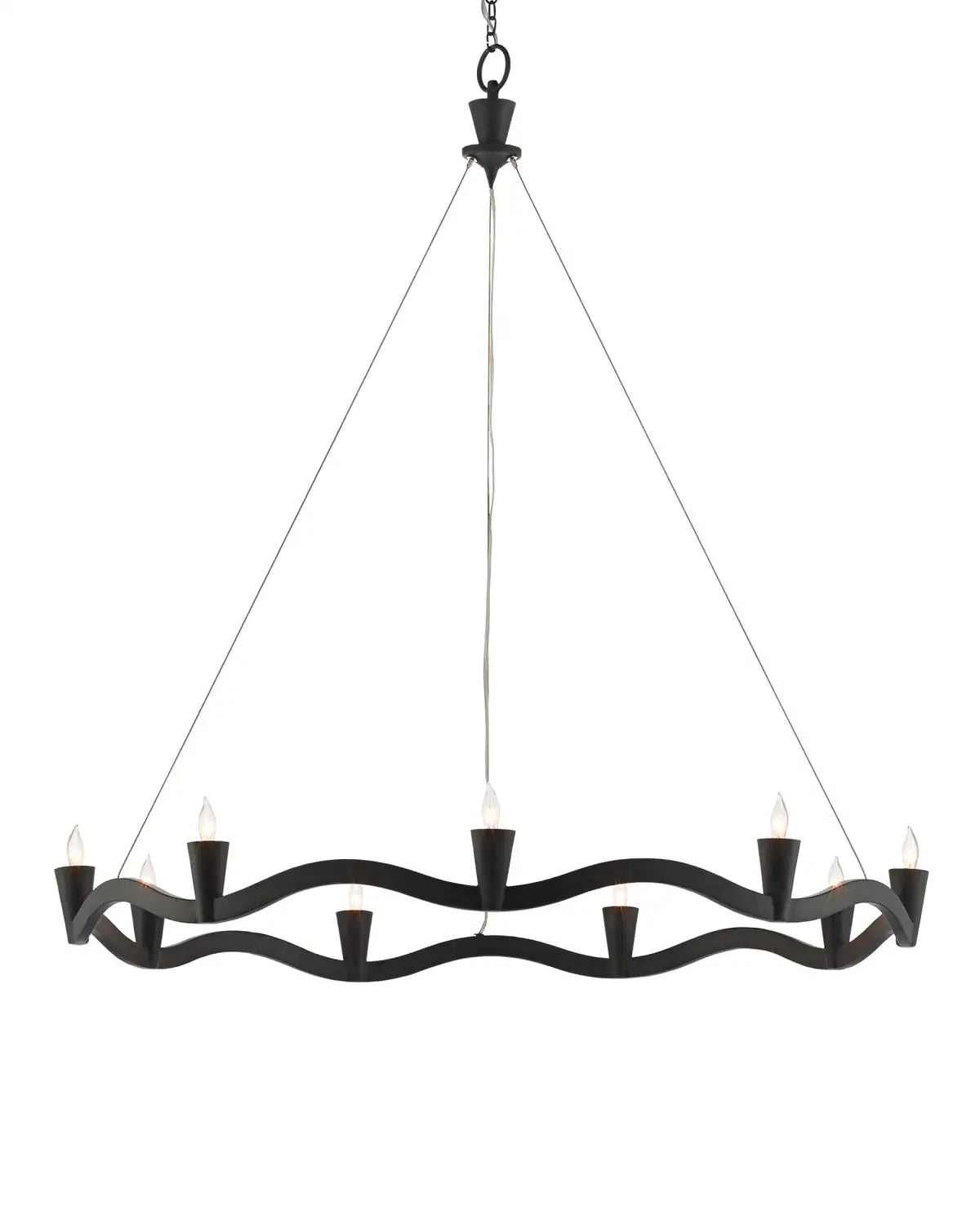 CURREY & COMPANY, SERPENTINA CHANDELIER, CHANDELIER LIGHT