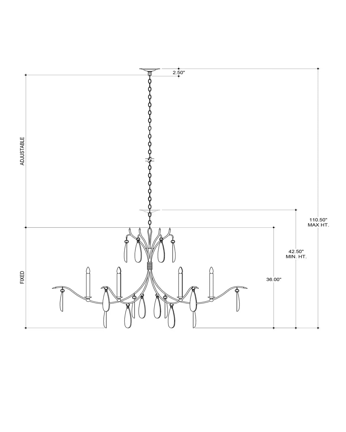 CURREY & COMPANY, MARSHALLIA CHANDELIER, CHANDELIER LIGHT