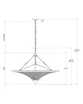 CURREY & COMPANY, GABORONE CHANDELIER, CHANDELIER LIGHT
