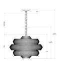 CURREY & COMPANY, ANTIBES CHANDELIER, CHANDELIER LIGHT