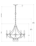 CURREY & COMPANY, NOVELLA CHANDELIER, CHANDELIER LIGHT