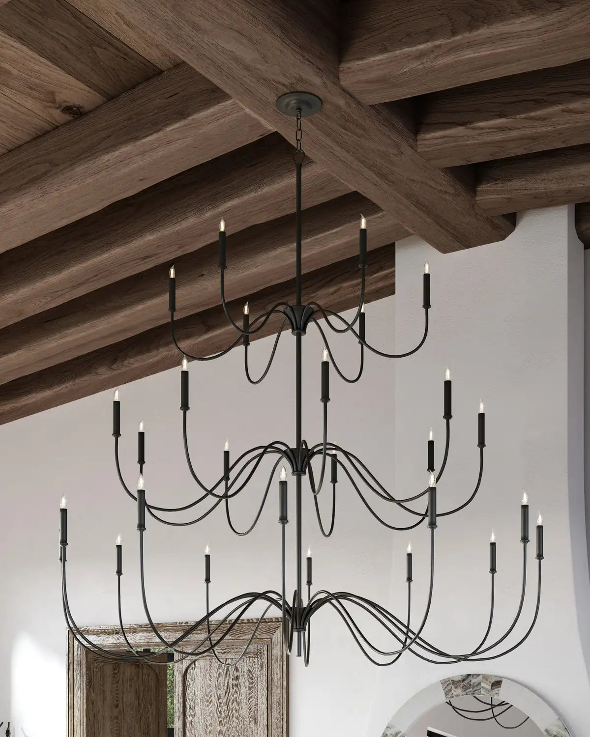 CURREY & COMPANY, TIRRELL CHANDELIER, CHANDELIER LIGHT