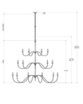 CURREY & COMPANY, TIRRELL CHANDELIER, CHANDELIER LIGHT