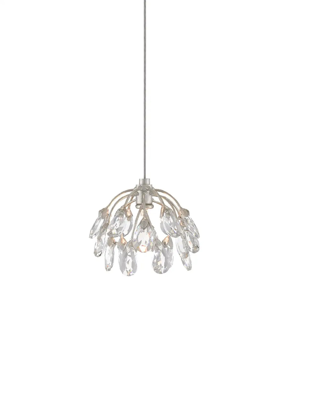 CURREY & COMPANY, CRYSTAL BUD MULTI-DROP PENDANT, PENDANT LIGHT