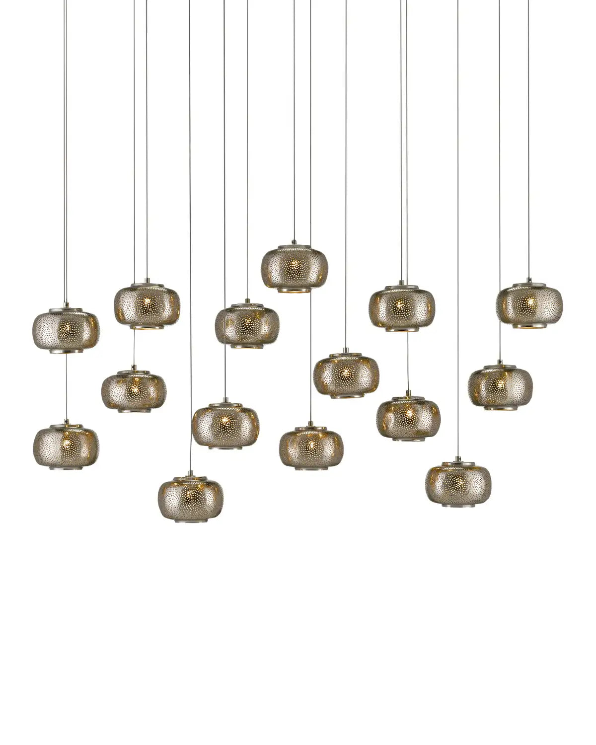 CURREY & COMPANY, PEPPER LINEAR MULTI-DROP PENDANT, PENDANT LIGHT