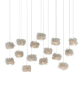 CURREY & COMPANY, BIRDS NEST LINEAR MULTI-DROP PENDANT, PENDANT LIGHT