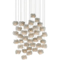 CURREY & COMPANY, BIRDS NEST MULTI-DROP PENDANT, PENDANT LIGHT