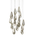 CURREY & COMPANY, GLACE MIRROR MULTI-DROP PENDANT, PENDANT LIGHT