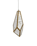CURREY & COMPANY, GLACE MIRROR LINEAR MULTI-DROP PENDANT, PENDANT LIGHT