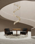 CURREY & COMPANY, GLACE MIRROR MULTI-DROP PENDANT, PENDANT LIGHT