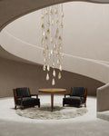 CURREY & COMPANY, GLACE MIRROR MULTI-DROP PENDANT, PENDANT LIGHT