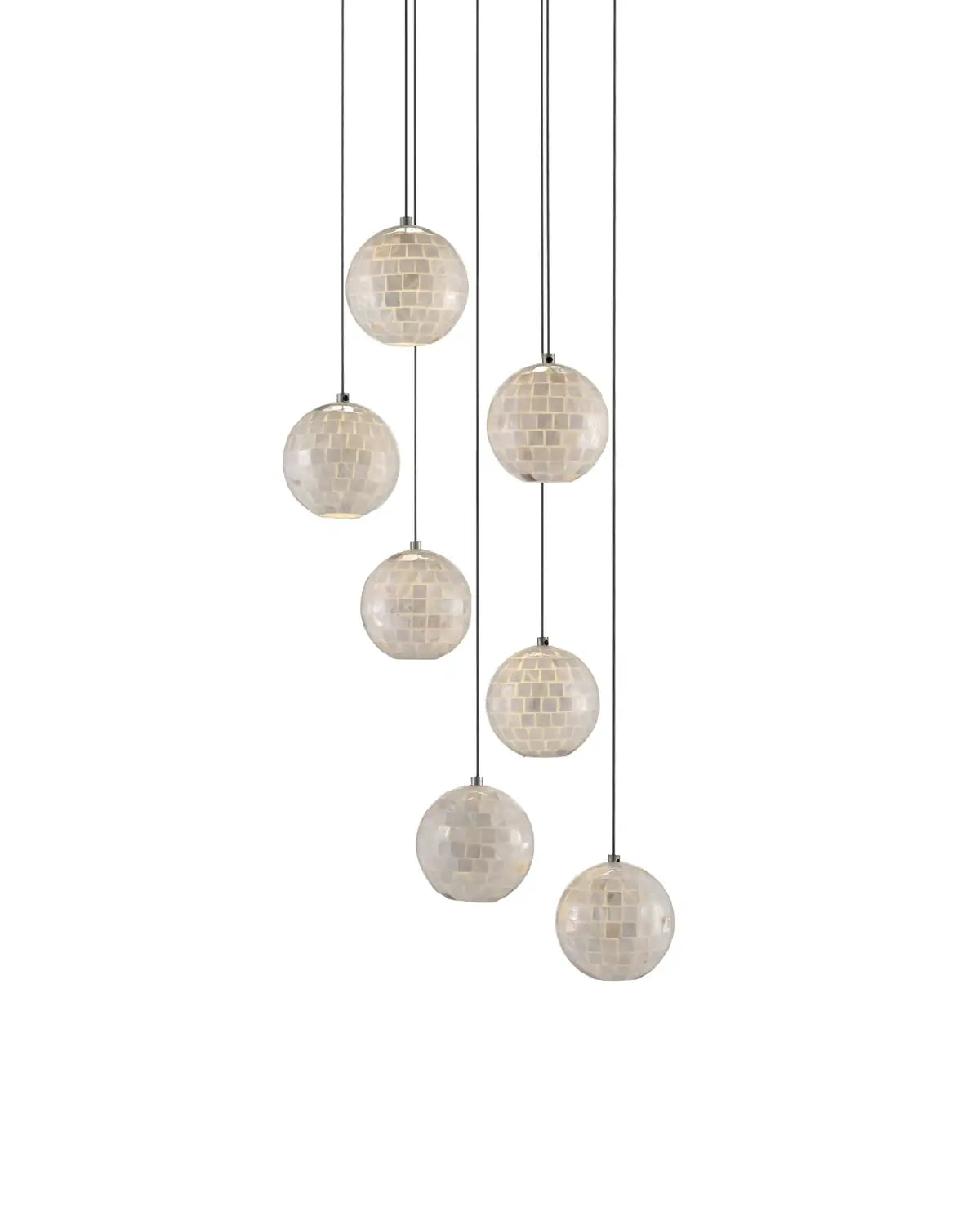 CURREY & COMPANY, FINHORN MULTI-DROP PENDANT, PENDANT LIGHT