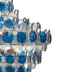 CURREY & COMPANY, GALAHAD BLUE CHANDELIER, CHANDELIER LIGHT