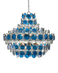 CURREY & COMPANY, GALAHAD BLUE CHANDELIER, CHANDELIER LIGHT