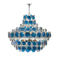 CURREY & COMPANY, GALAHAD BLUE CHANDELIER, CHANDELIER LIGHT
