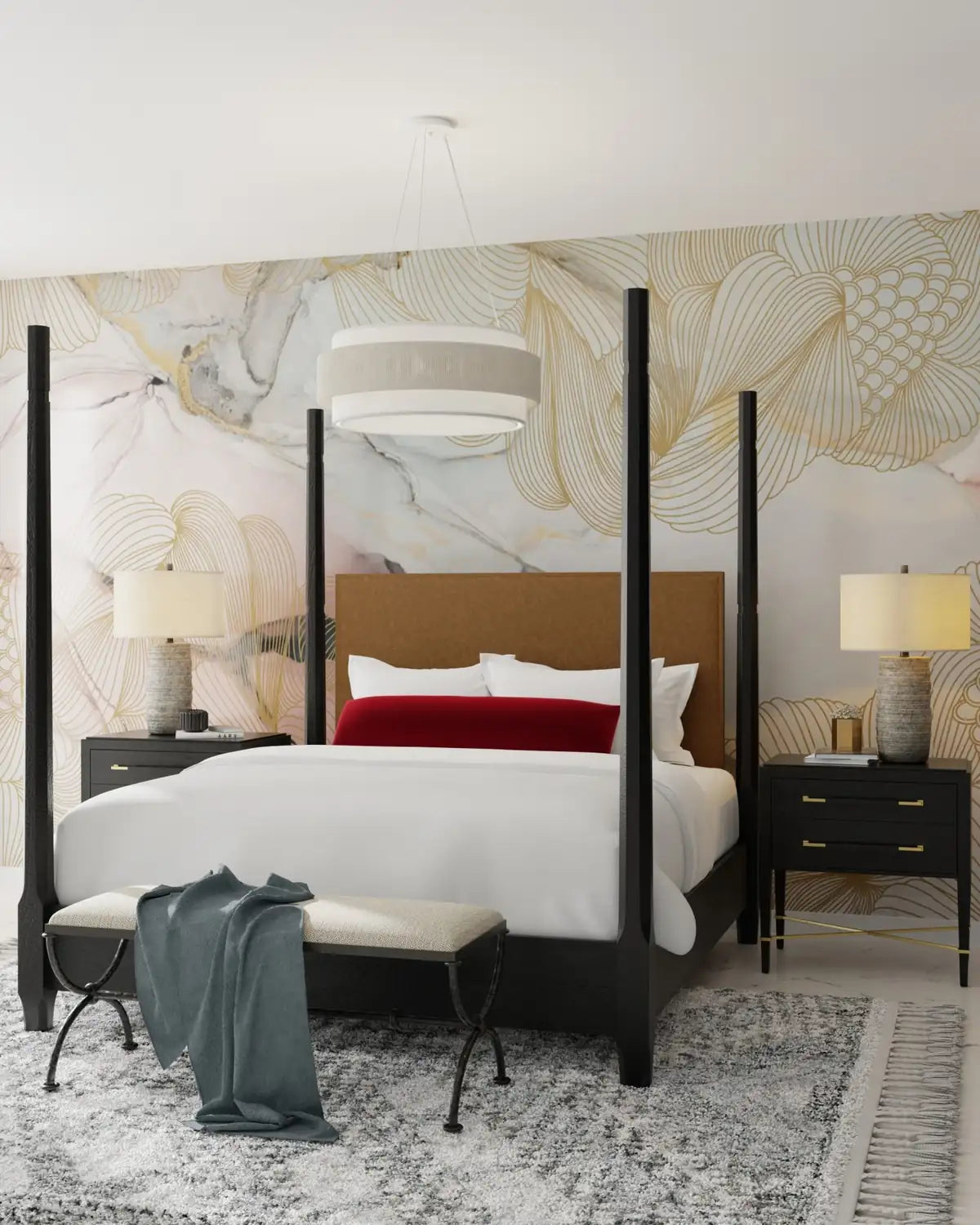 CURREY & COMPANY, ROUSHAM CHANDELIER, CHANDELIER LIGHT