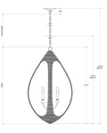 CURREY & COMPANY, MENORCA CHANDELIER, CHANDELIER LIGHT