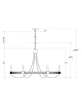 CURREY & COMPANY, SHIPWRIGHT CHANDELIER, CHANDELIER LIGHT