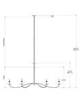 CURREY & COMPANY, SAXON CHANDELIER, CHANDELIER LIGHT