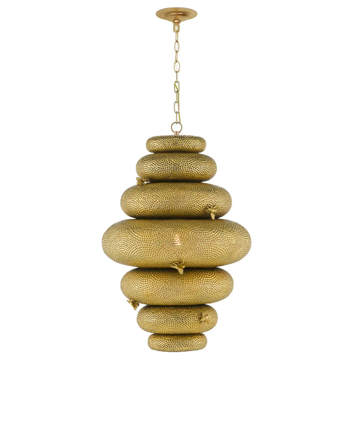 CURREY & COMPANY, BEE MY HONEY CHANDELIER, CHANDELIER LIGHT