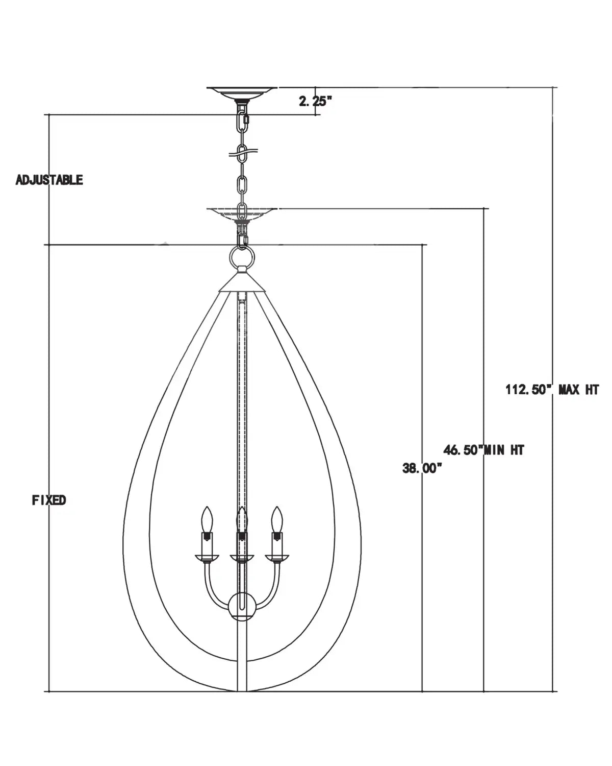 CURREY & COMPANY, ARIETTA TEARDROP CHANDELIER, CHANDELIER LIGHT