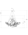 CURREY & COMPANY, HUCKLEBERRY CHANDELIER, CHANDELIER LIGHT