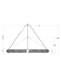 CURREY & COMPANY, PORTMEIRION CHANDELIER, CHANDELIER LIGHT