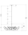 CURREY & COMPANY, LUNARIA CHANDELIER, CHANDELIER LIGHT