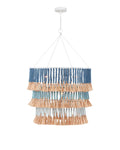 CURREY & COMPANY, ST. BARTS BLUE CHANDELIER, CHANDELIER LIGHT