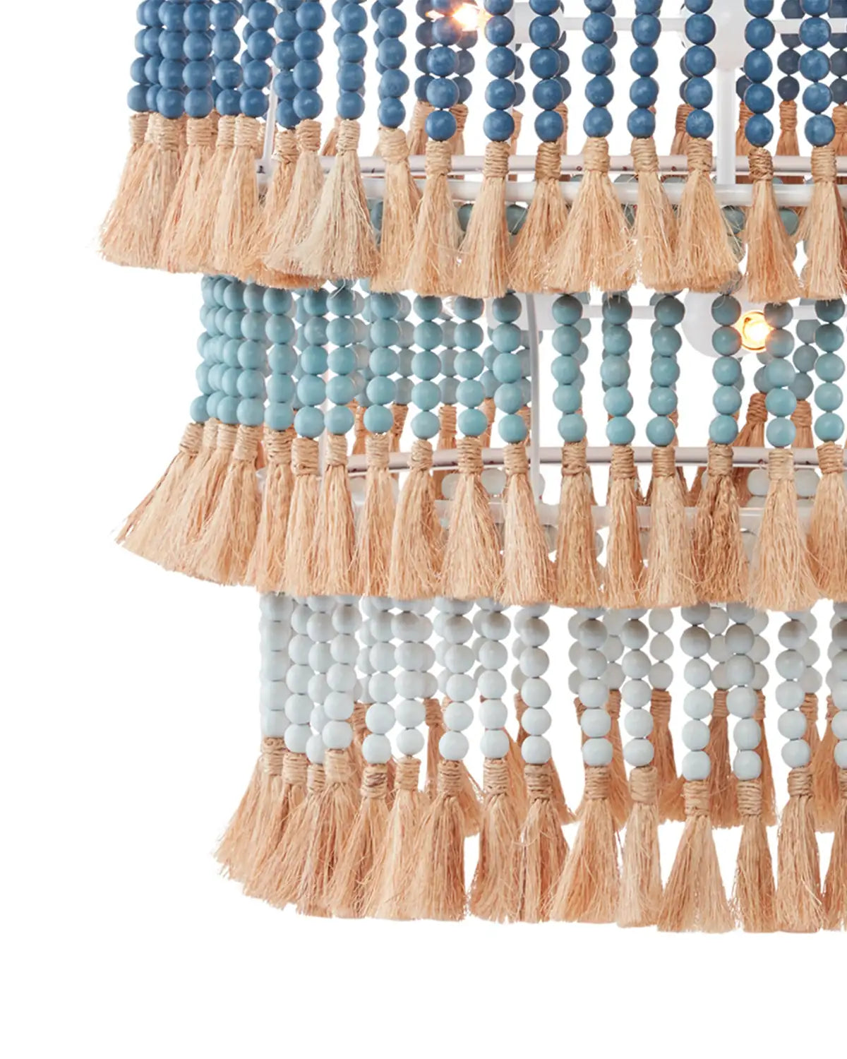 CURREY & COMPANY, ST. BARTS BLUE CHANDELIER, CHANDELIER LIGHT