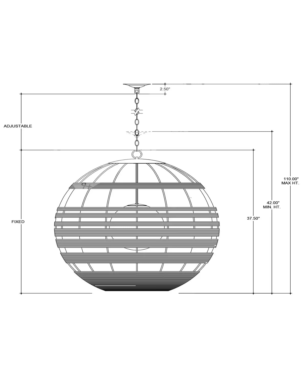 CURREY & COMPANY, LAPSLEY ORB CHANDELIER, CHANDELIER LIGHT