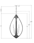 CURREY & COMPANY, MENORCA CHANDELIER, CHANDELIER LIGHT
