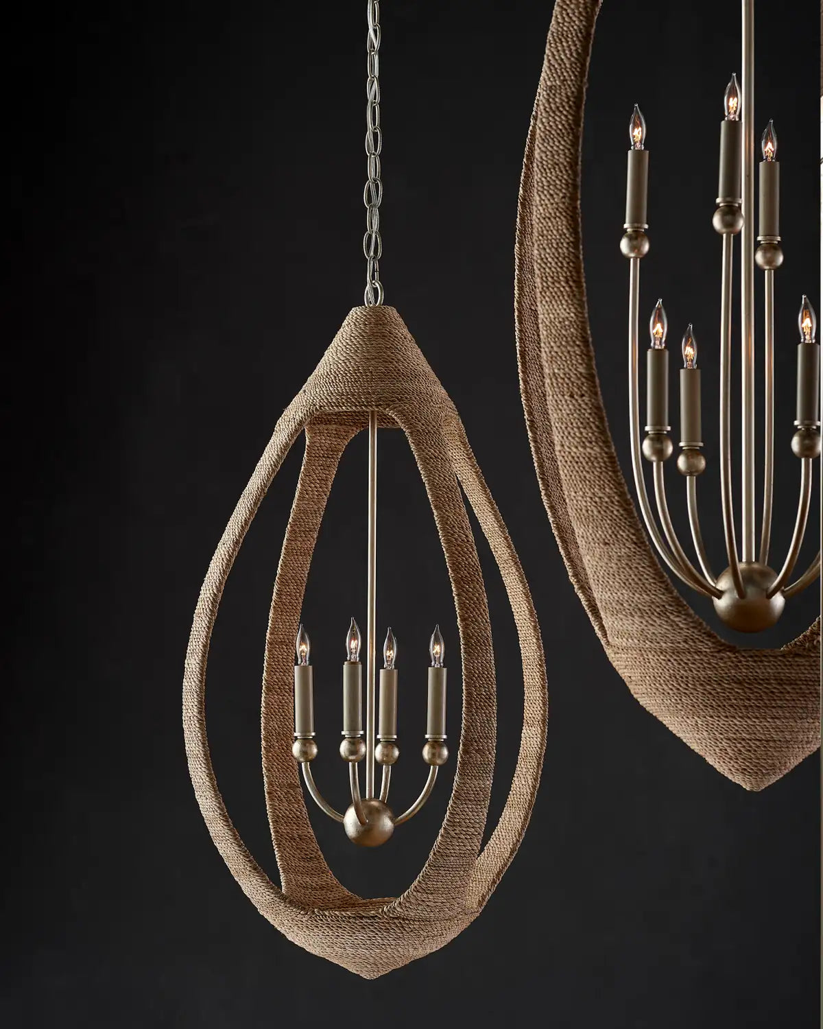 CURREY & COMPANY, MENORCA CHANDELIER, CHANDELIER LIGHT