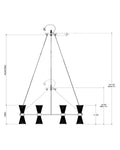 CURREY & COMPANY, NOVATUDE & CHANDELIER, CHANDELIER LIGHT