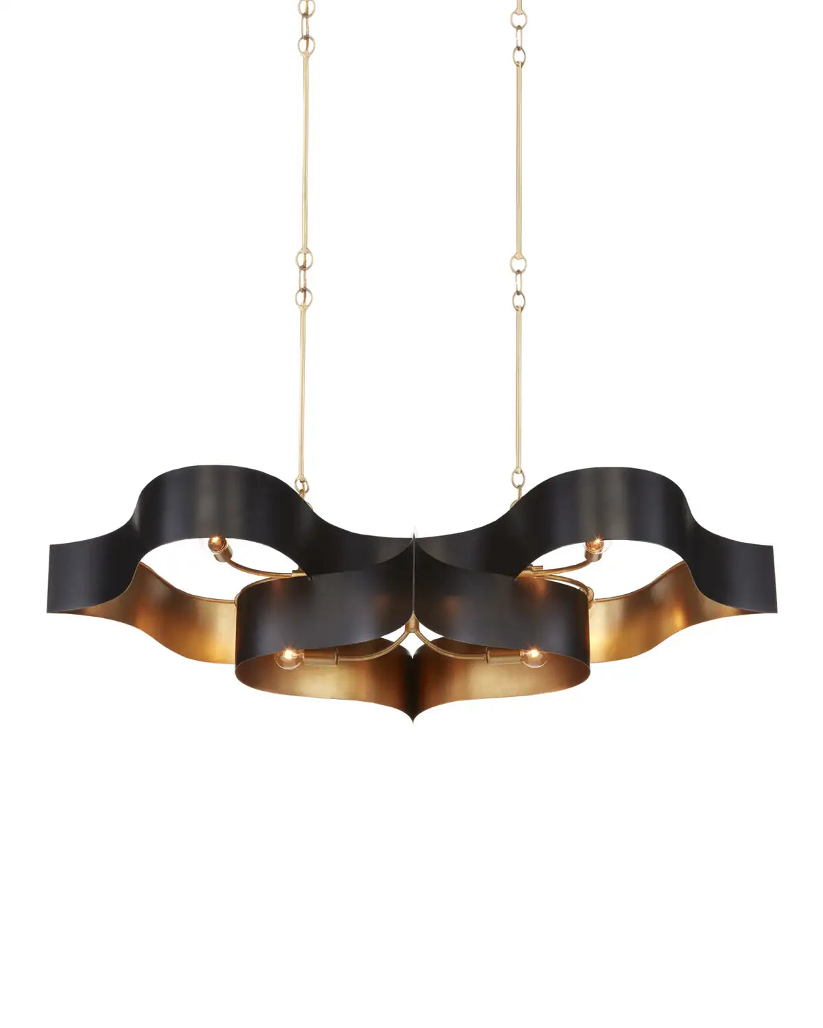 CURREY & COMPANY, GRAND LOTUS OVAL CHANDELIER, CHANDELIER LIGHT