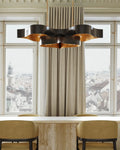 CURREY & COMPANY, GRAND LOTUS OVAL CHANDELIER, CHANDELIER LIGHT