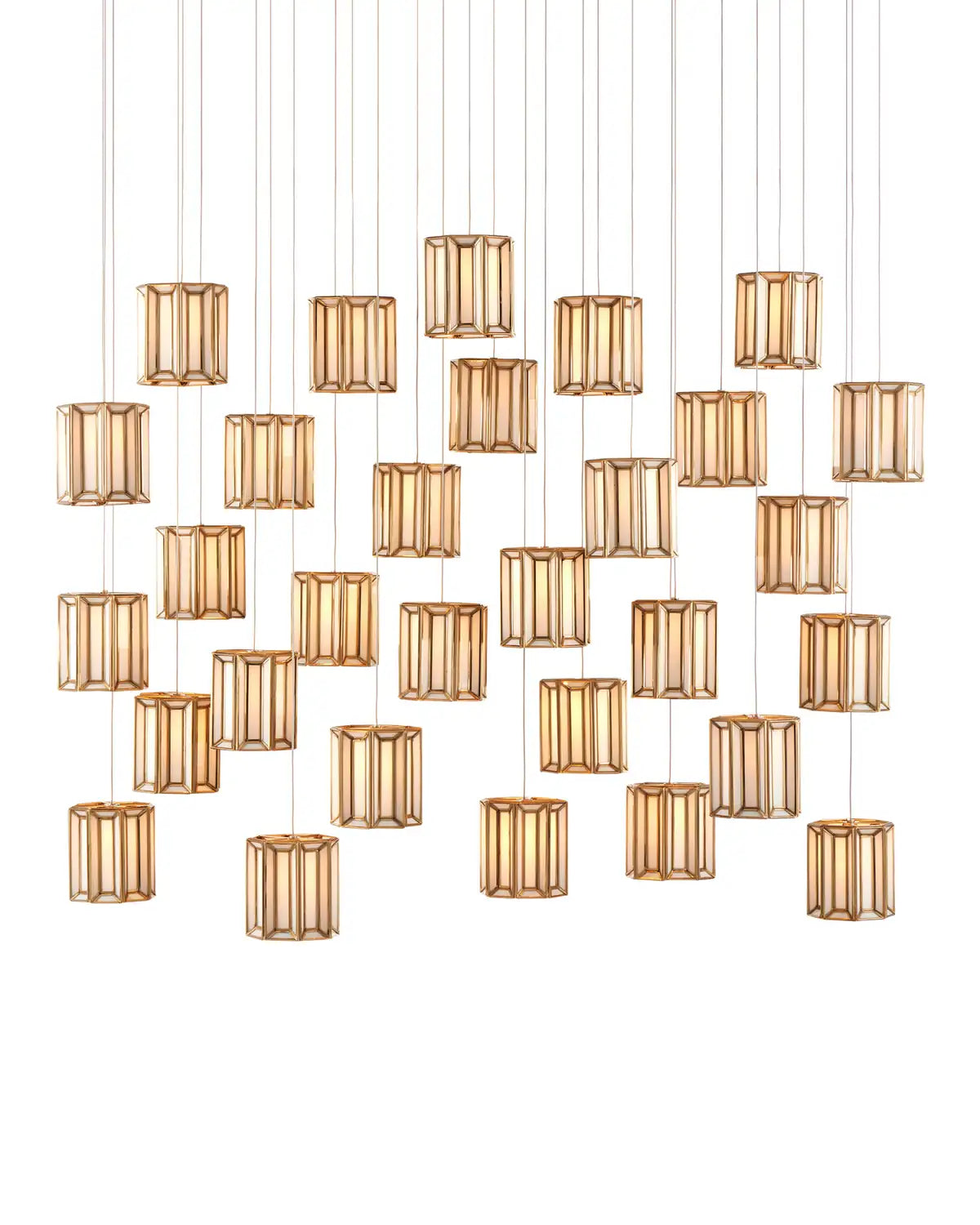 CURREY & COMPANY, DAZE LINEAR MULTI-DROP PENDANT, PENDANT LIGHT