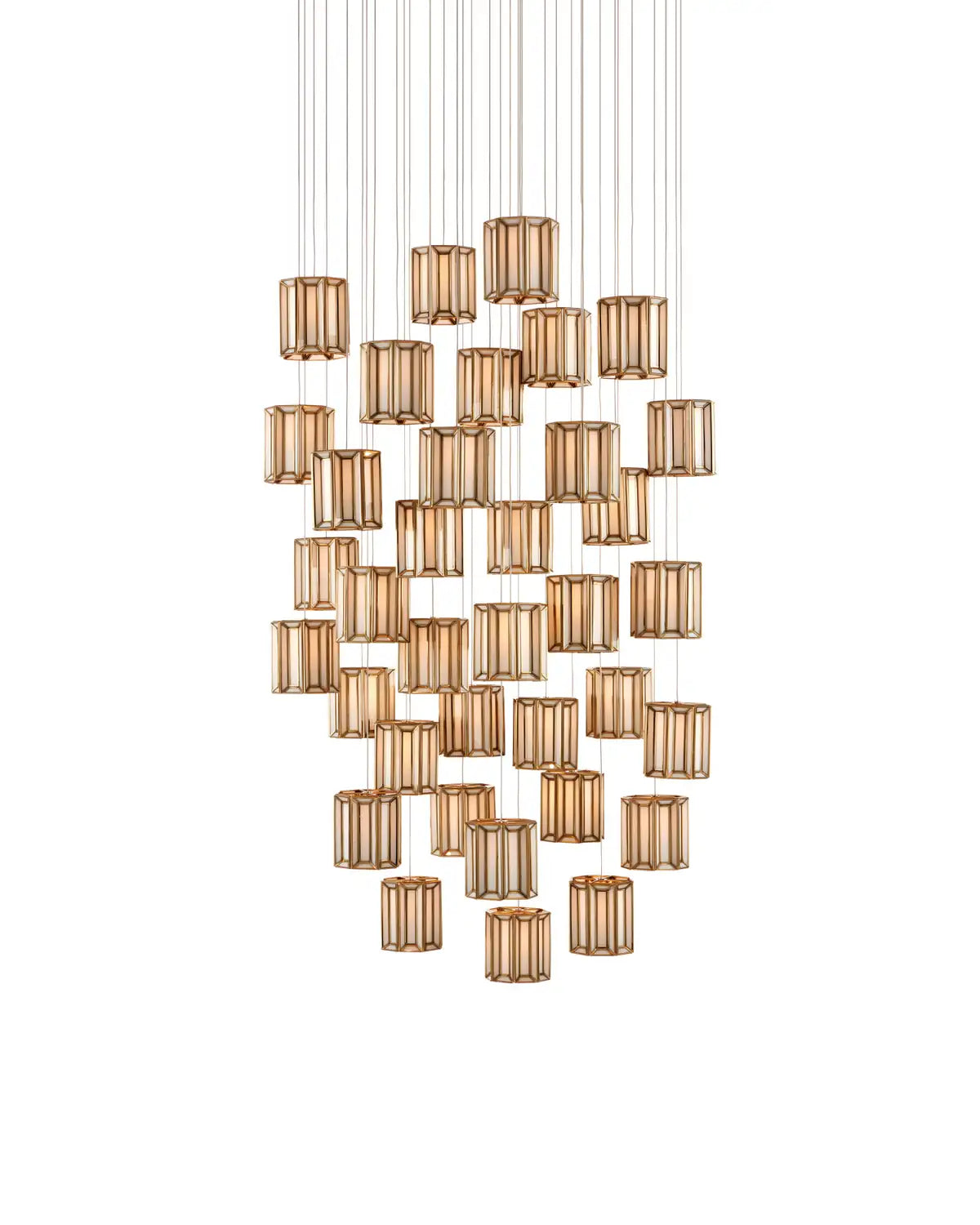 CURREY & COMPANY, DAZE MULTI-DROP PENDANT, PENDANT LIGHT