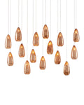CURREY & COMPANY, RAME LINEAR MULTI-DROP PENDANT, PENDANT LIGHT