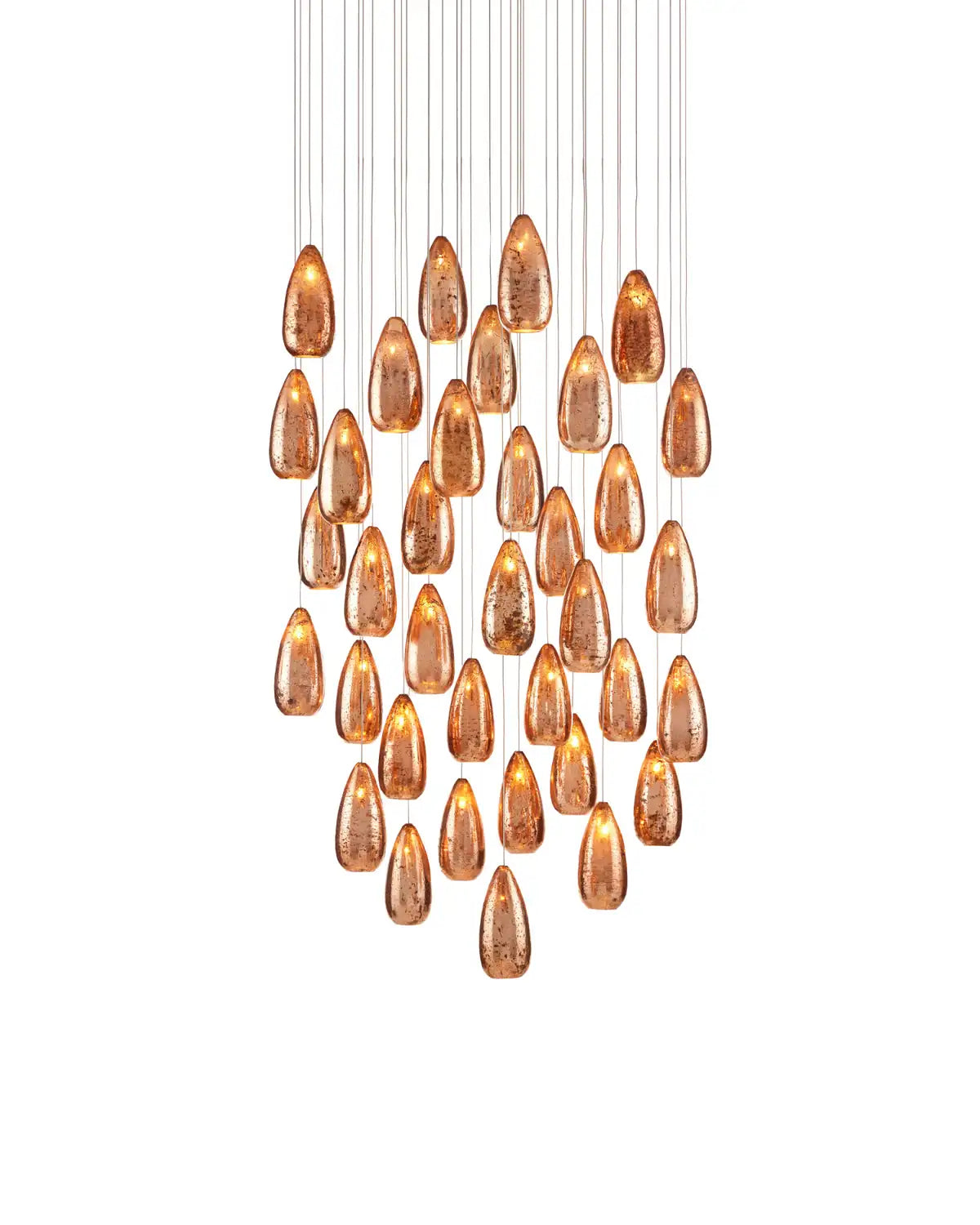 CURREY & COMPANY, RAME MULTI-DROP PENDANT, PENDANT LIGHT
