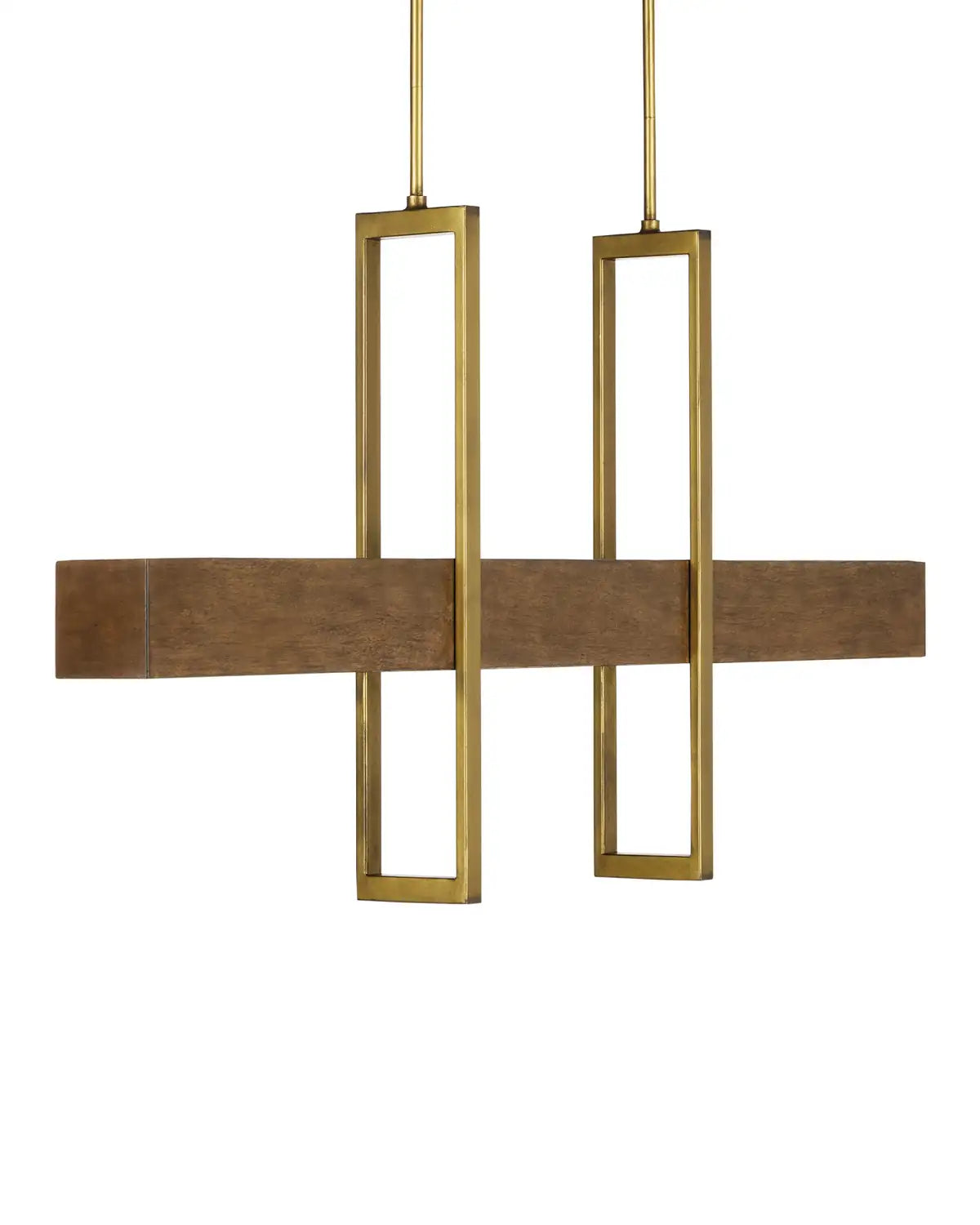 CURREY & COMPANY, TONBRIDGE CHESTNUT LINEAR CHANDELIER, CHANDELIER LIGHT