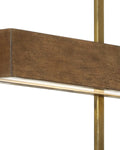 CURREY & COMPANY, TONBRIDGE CHESTNUT LINEAR CHANDELIER, CHANDELIER LIGHT