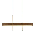 CURREY & COMPANY, TONBRIDGE CHESTNUT LINEAR CHANDELIER, CHANDELIER LIGHT