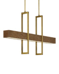 CURREY & COMPANY, TONBRIDGE CHESTNUT LINEAR CHANDELIER, CHANDELIER LIGHT